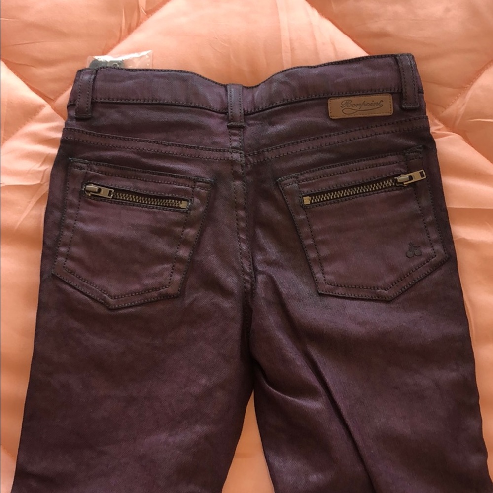 Bonpoint waxed finish jeans - Picture 3 of 3